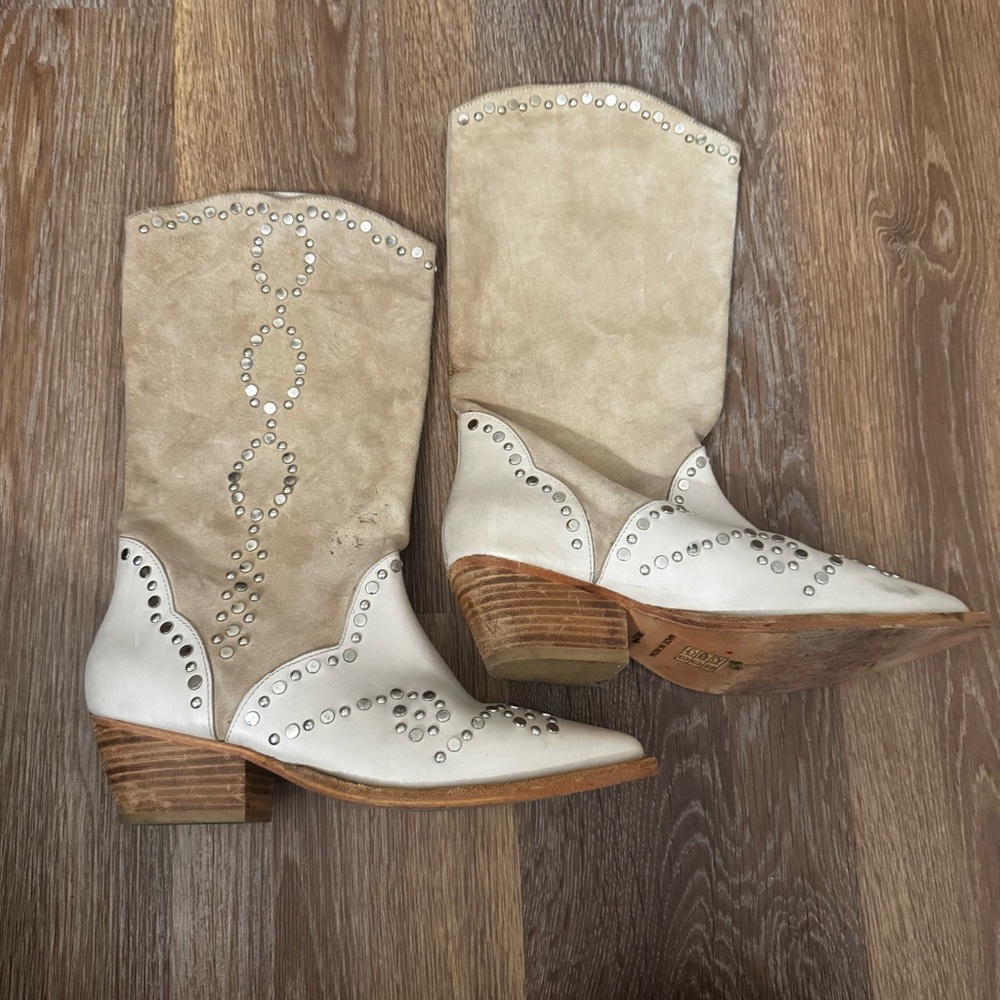 Free People Joelton Studded Western Boots
